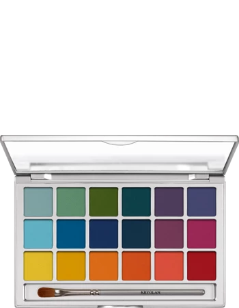 Kryolan Eye Shadow Variety 18 Color Palettes 2 Kryolan Eye Shadow Variety 18 Color Palettes
