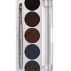 Kryolan Cake Eyeliner Palette 5 Color Standard 1 Kryolan Professional Make-Up
