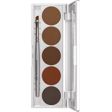 Kryolan Eyebrow Powder Palette 5 Colors Kryolan Professional Make-Up 1 Kryolan Eyebrow Powder Palette 5 Colors Kryolan Professional Make-Up