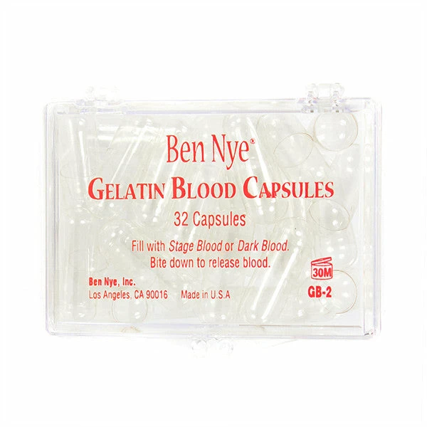 Ben Nye Gelatin Blood Capsules (Empty) 3 Ben Nye Gelatin Blood Capsules (Empty)