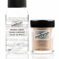 Mehron Metallic Powder With Mixing Liquid
