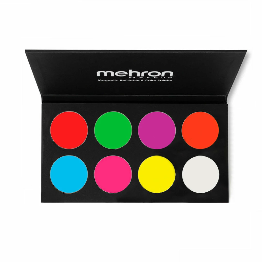 Mehron Paradise Makeup Neon UV Glow Palette 1 Mehron Paradise Makeup Neon UV Glow Palette