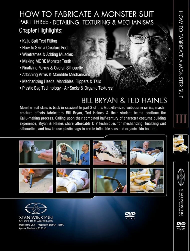 Stan Winston Studio How To Fabricate A Monster Suit (DVD) 6 Stan Winston Studio How To Fabricate A Monster Suit (DVD)