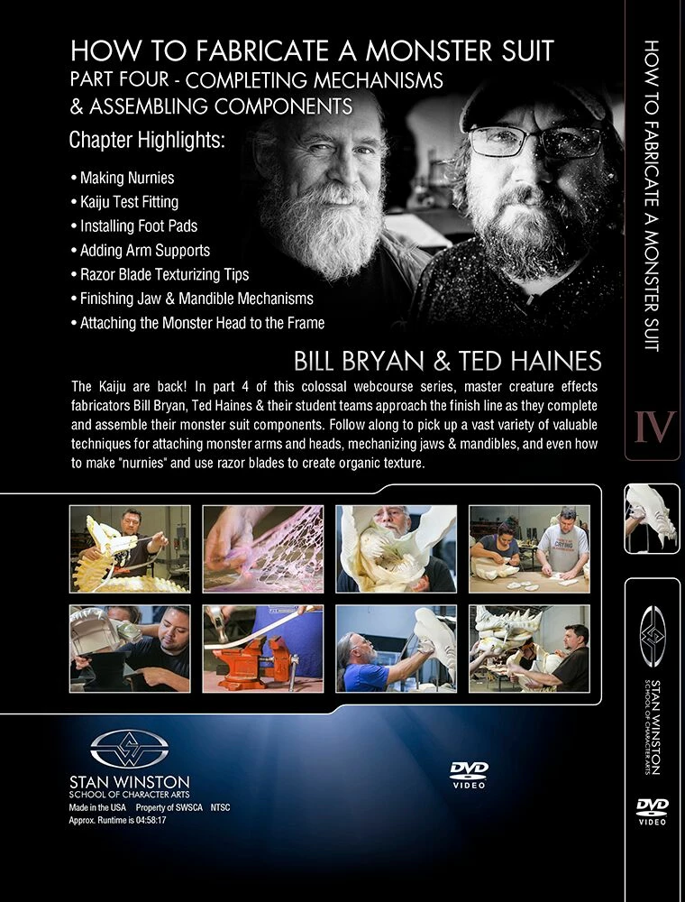 Stan Winston Studio How To Fabricate A Monster Suit (DVD) 8 Stan Winston Studio How To Fabricate A Monster Suit (DVD)