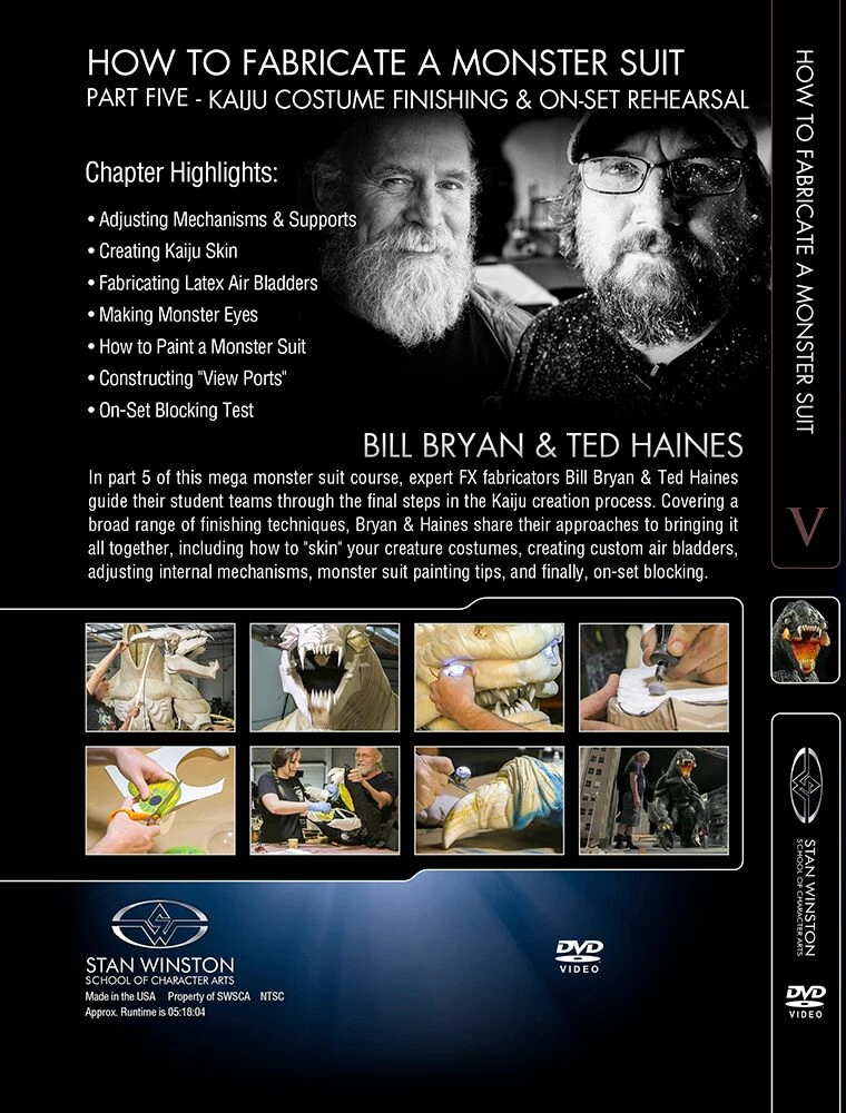 Stan Winston Studio How To Fabricate A Monster Suit (DVD) 10 Stan Winston Studio How To Fabricate A Monster Suit (DVD)