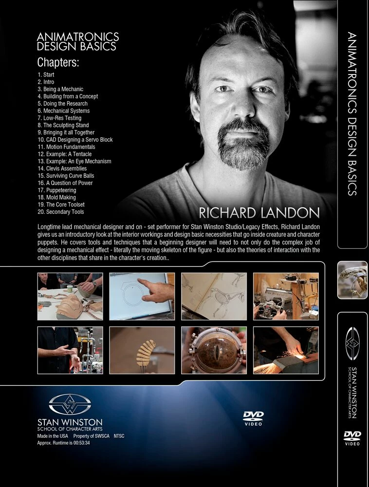 Stan Winston Studio Animatronics Design Basics (DVD) 2 Stan Winston Studio Animatronics Design Basics (DVD)