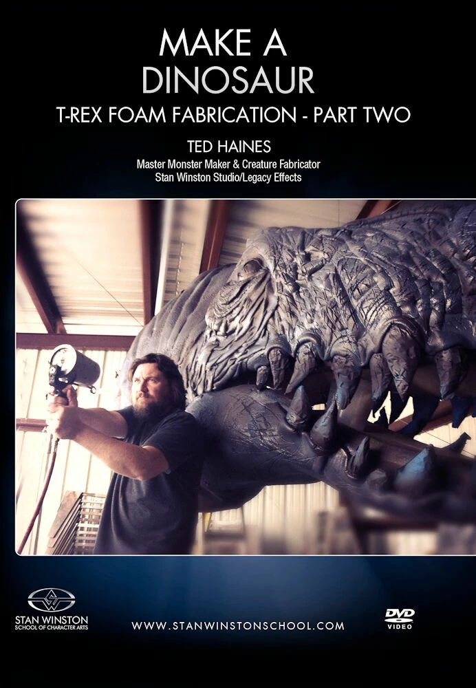 Stan Winston Studio Make A Dinosaur T-Rex Foam Fabrication (DVD) Kits & Tools 3 Stan Winston Studio Make A Dinosaur T-Rex Foam Fabrication (DVD) Kits & Tools