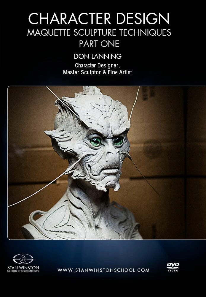 Kits & Tools Stan Winston Studio Character Design - Maquette Sculpture Techniques (DVD) 1 Kits & Tools Stan Winston Studio Character Design - Maquette Sculpture Techniques (DVD)