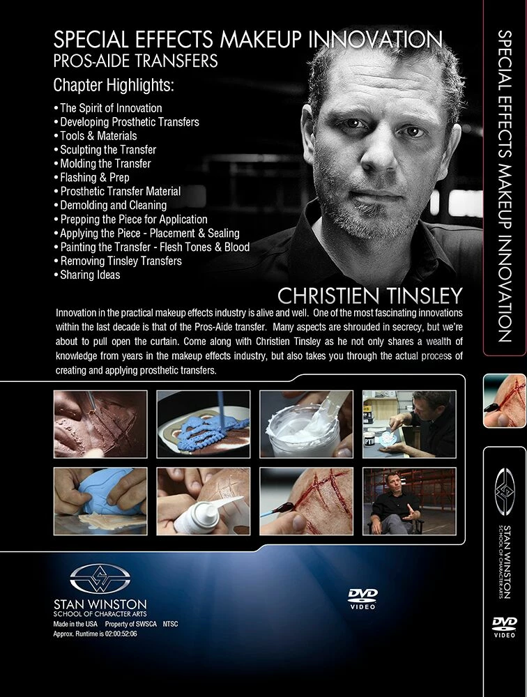 Stan Winston Studio Special Effects Makeup Innovation - Pros-Aide Transfers (DVD) Kits & Tools 2 Stan Winston Studio Special Effects Makeup Innovation - Pros-Aide Transfers (DVD) Kits & Tools