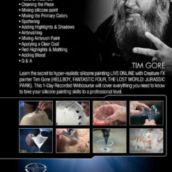 Stan Winston Studio Hyper-Realistic Silicone Painting (DVD) Kits & Tools