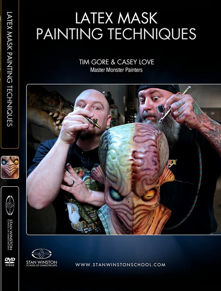 Stan Winston Studio Latex Mask Painting Techniques (DVD) Kits & Tools 1 Stan Winston Studio Latex Mask Painting Techniques (DVD) Kits & Tools
