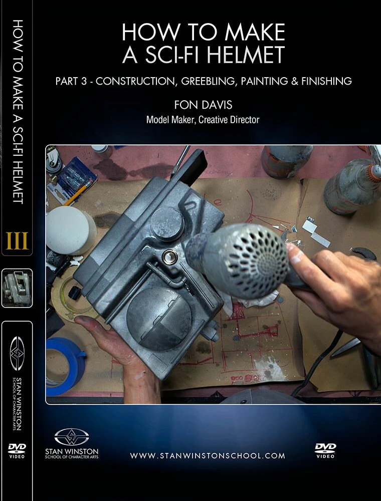 Stan Winston Studio How To Make A Sci-Fi Helmet (DVD) 5 Stan Winston Studio How To Make A Sci-Fi Helmet (DVD)