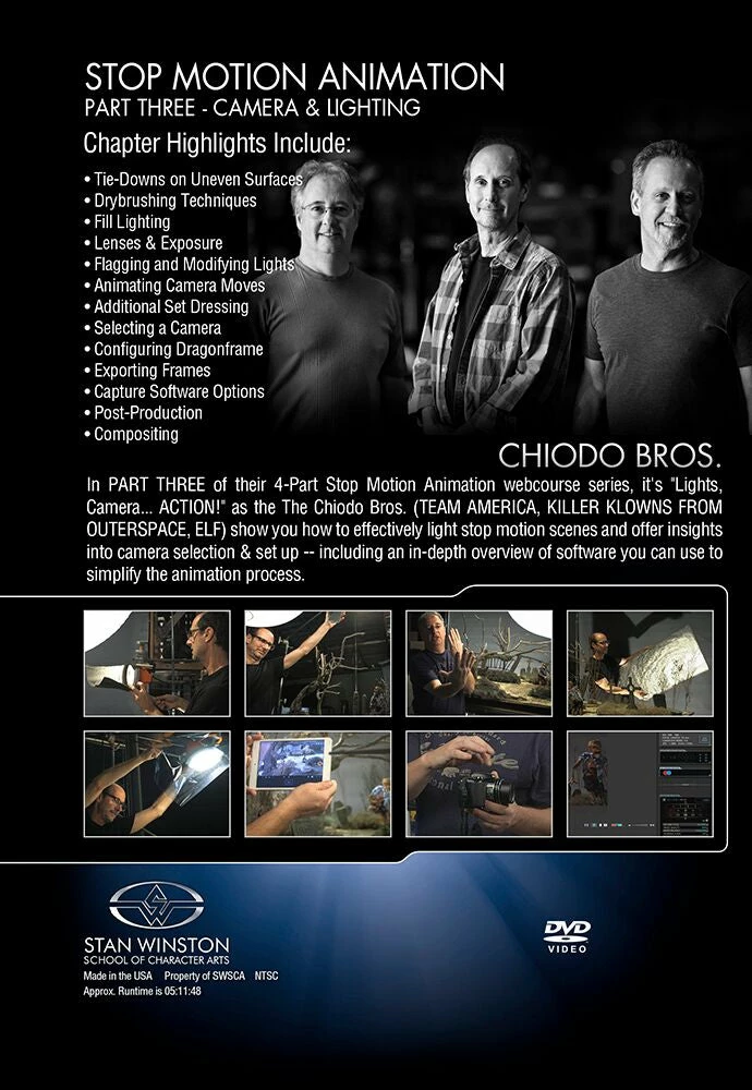 Kits & Tools Stan Winston Studio Stop Motion Animation (DVD) 6 Kits & Tools Stan Winston Studio Stop Motion Animation (DVD)