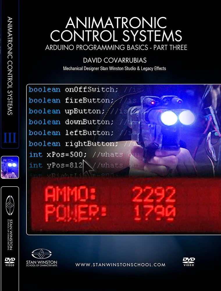 Stan Winston Studio Animatronic Control Systems - Arduino Programming Basics (DVD) Kits & Tools 5 Stan Winston Studio Animatronic Control Systems - Arduino Programming Basics (DVD) Kits & Tools