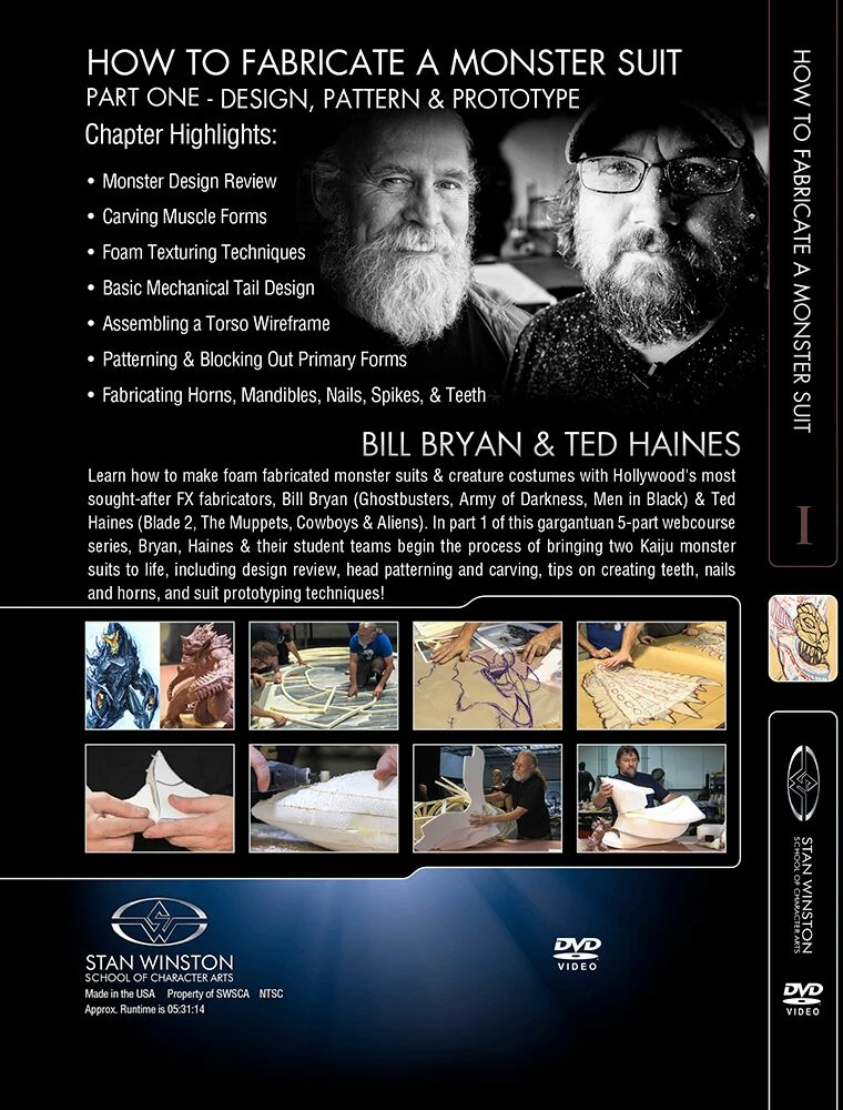 Stan Winston Studio How To Fabricate A Monster Suit (DVD) 2 Stan Winston Studio How To Fabricate A Monster Suit (DVD)