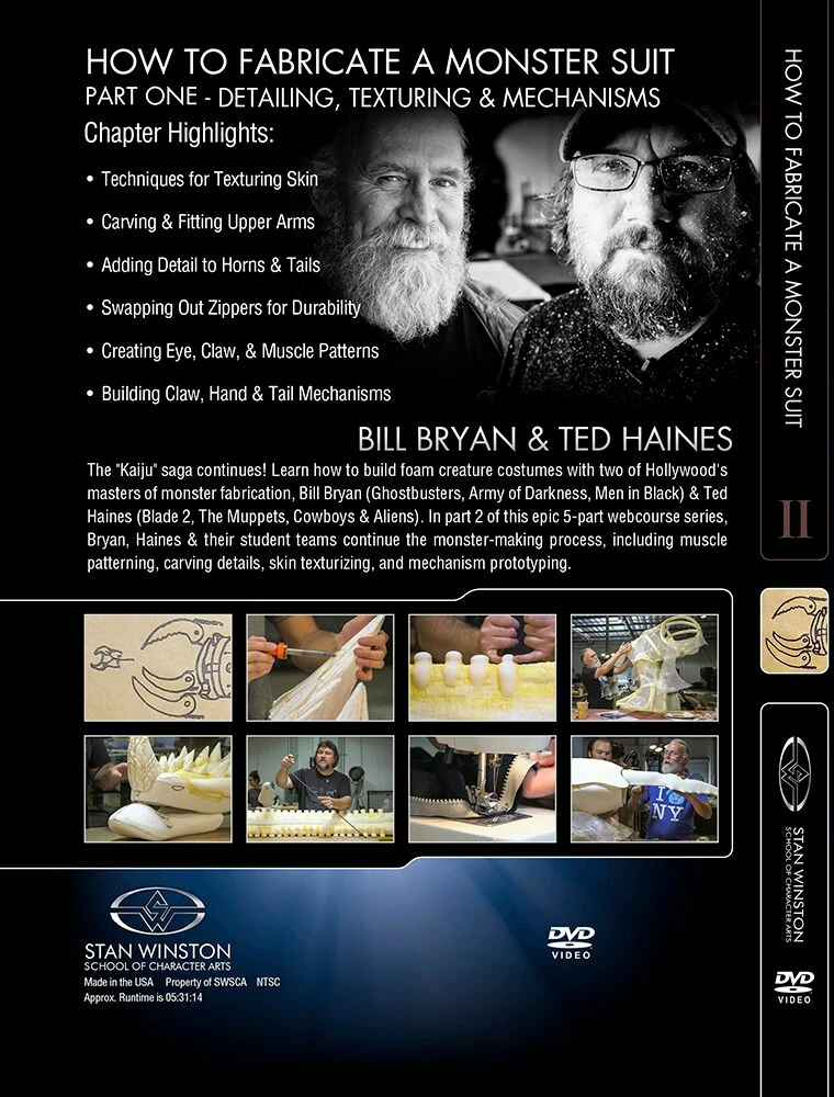 Stan Winston Studio How To Fabricate A Monster Suit (DVD) 4 Stan Winston Studio How To Fabricate A Monster Suit (DVD)