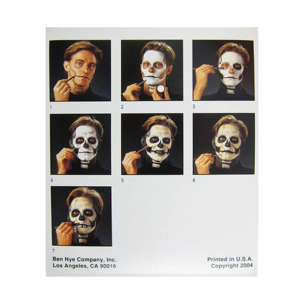 Ben Nye Skeleton Makeup Kit HK-4 2 Ben Nye Skeleton Makeup Kit HK-4