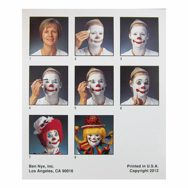 Ben Nye Deluxe Clown Makeup Kit DK-1 2 Ben Nye Deluxe Clown Makeup Kit DK-1