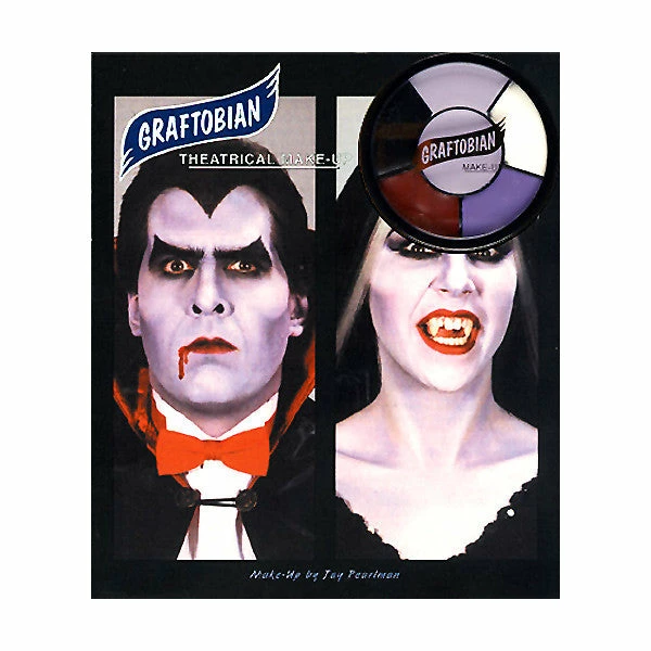 Graftobian 5 Creme Color Wheel W/ Instructions Vampire 1 Graftobian 5 Creme Color Wheel W/ Instructions Vampire