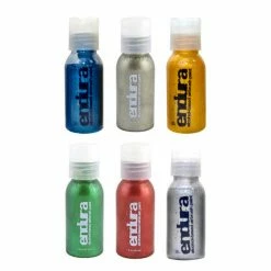 European Body Art Endura Airbrush Liquids - Metallic