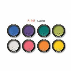 Mehron INtense Pro Pressed Powder Pigments Palette Fire (168-PAL-F)