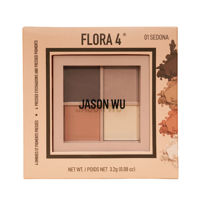 Jason Wu Beauty Flora 4 Eyeshadow Palette - 01 Sedona 4 Jason Wu Beauty Flora 4 Eyeshadow Palette - 01 Sedona