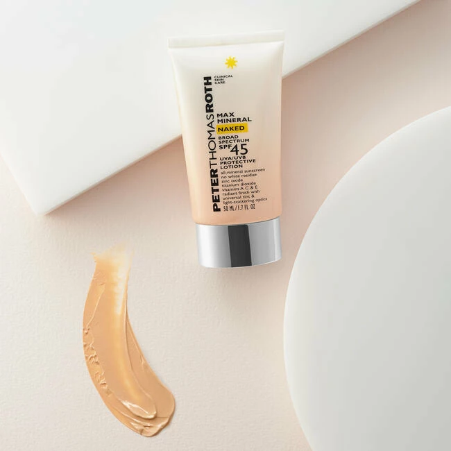 Peter Thomas Roth Max Mineral Naked Broad Spectrum SPF 45 Lotion 2 Peter Thomas Roth Max Mineral Naked Broad Spectrum SPF 45 Lotion