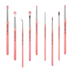 Bdellium Tools Pink Bambu Brushes For Eyes Kits & Tools