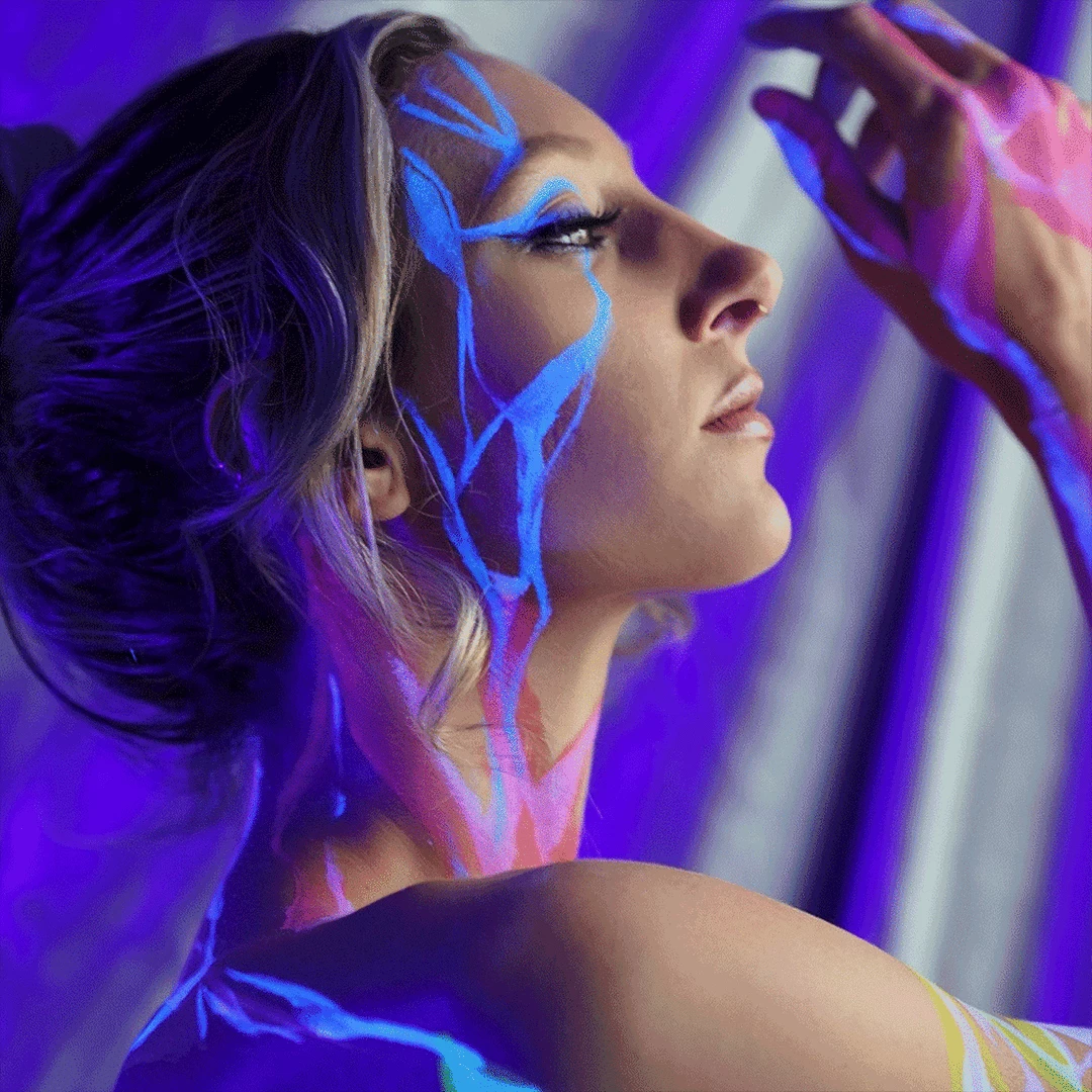 Mehron Paradise Makeup Neon UV Glow Palette 3 Mehron Paradise Makeup Neon UV Glow Palette