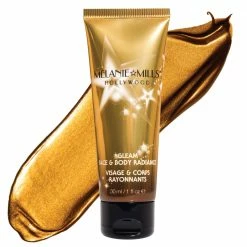Melanie Mills Hollywood Gleam Face & Body Radiance 1oz.