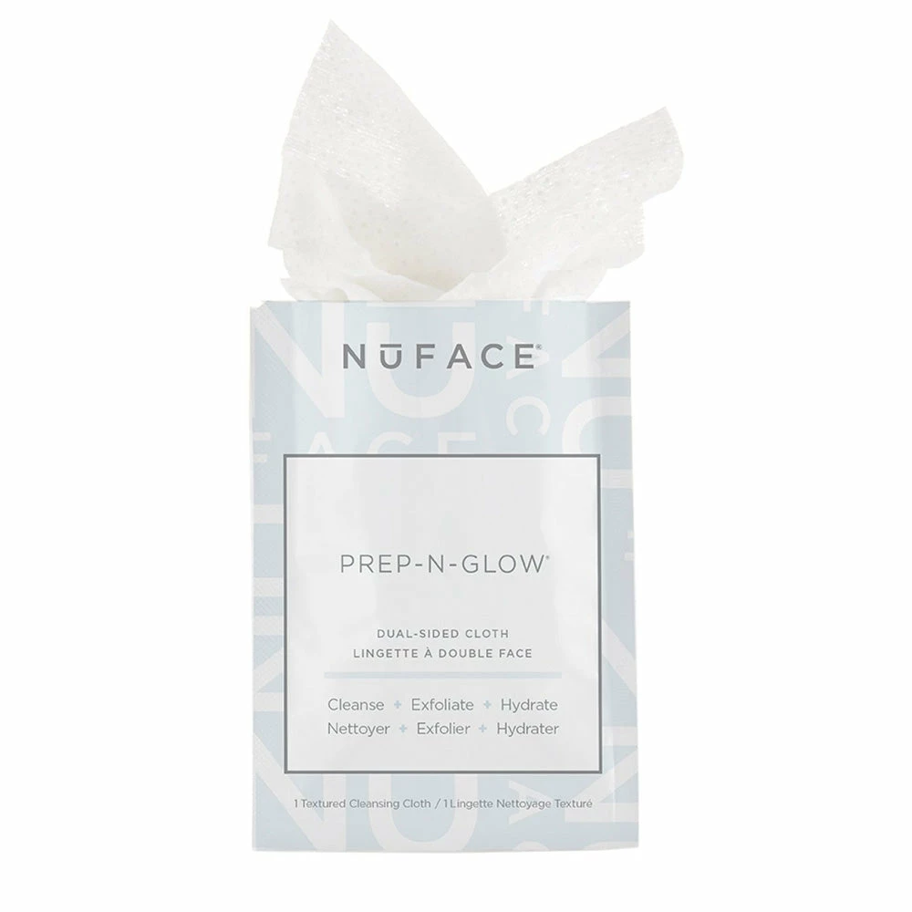 NuFACE Prep-N-Glow Cleanse + Exfoliation Cloths (5pk) 3 NuFACE Prep-N-Glow Cleanse + Exfoliation Cloths (5pk)