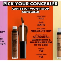 NYX Bare With Me Concealer Serum New