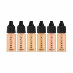 Temptu Perfect Canvas Hydra Lock Airbrush Foundation 6-pack Light/Medium Face