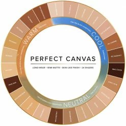 Temptu Perfect Canvas Hydra Lock Airbrush Foundation 6-pack Medium/Tan Face