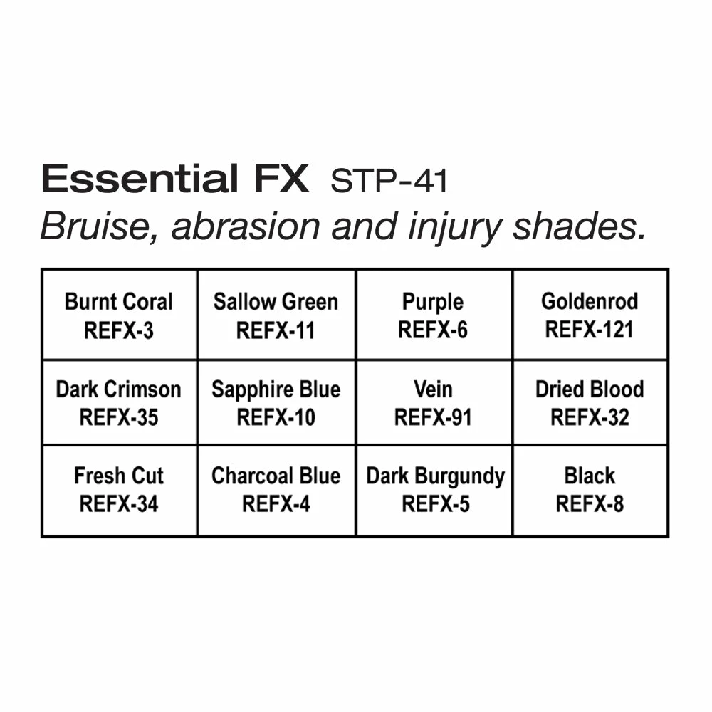 Ben Nye Studio Color Essential FX Creme Colors (STP-41) 2 Ben Nye Studio Color Essential FX Creme Colors (STP-41)