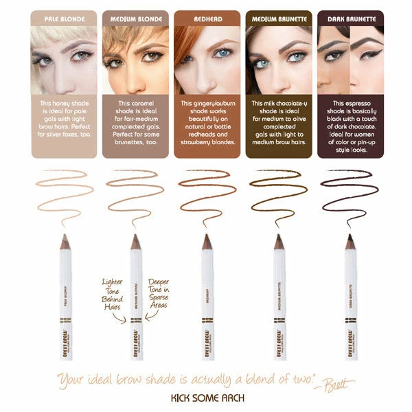 Brett Freedman Eyes Brett Brow DuoShade Brow Pencil 5 Brett Freedman Eyes Brett Brow DuoShade Brow Pencil