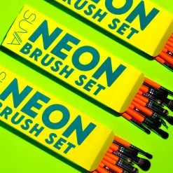 SUVA Beauty Neon Brush Set (10 Eye Brushes) Kits & Tools 7 SUVA Beauty Neon Brush Set (10 Eye Brushes) Kits & Tools