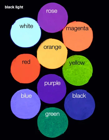 Kryolan Professional Make-Up Kryolan Aquacolor UV Day Glow Palette 6 Colors 3 Kryolan Professional Make-Up Kryolan Aquacolor UV Day Glow Palette 6 Colors