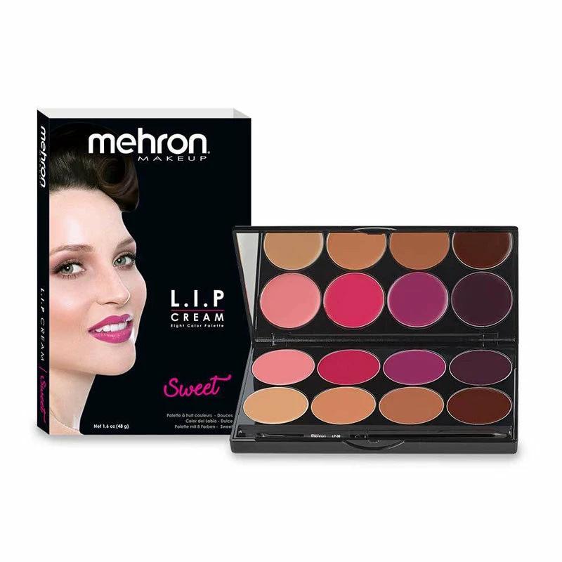 Mehron L.I.P. Cream - Sweet & Spicy Palettes 2 Mehron L.I.P. Cream - Sweet & Spicy Palettes