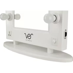 Kits & Tools Just Case Ver Beauty LED Light Vanity Mirror W/Dimmer (VMR4512-PPWH White)